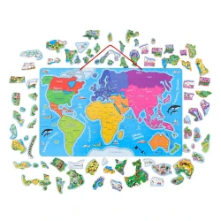 50/50 GAMES ΜΑΓΝΗΤΙΚΟ PUZZLE ΧΑΡΤΗΣ ΚΟΣΜΟΥ 505114
