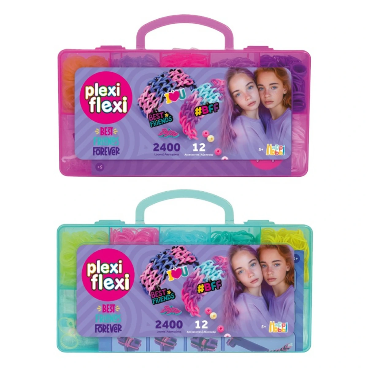 AS PLEXI FLEXI BFF ΘΗΚΗ 2400 ΛΑΣΤΙΧΑΚΙΑ & 12 ΑΞΕΣΟΥΑΡ 25580