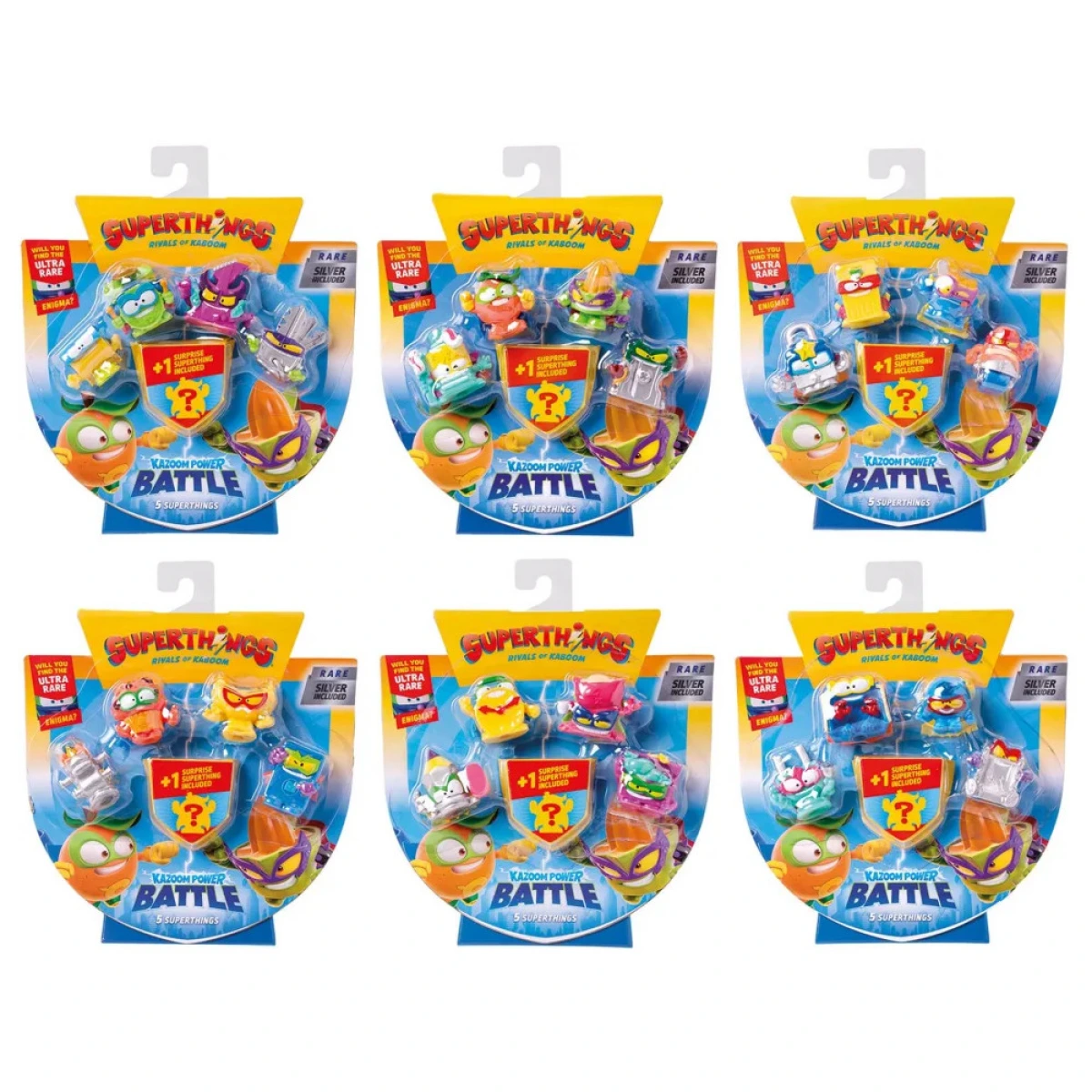 AS SUPERTHINGS KAZOOM POWER BATTLE BLISTER 4+1 ΦΙΓΟΥΡΕΣ 61608