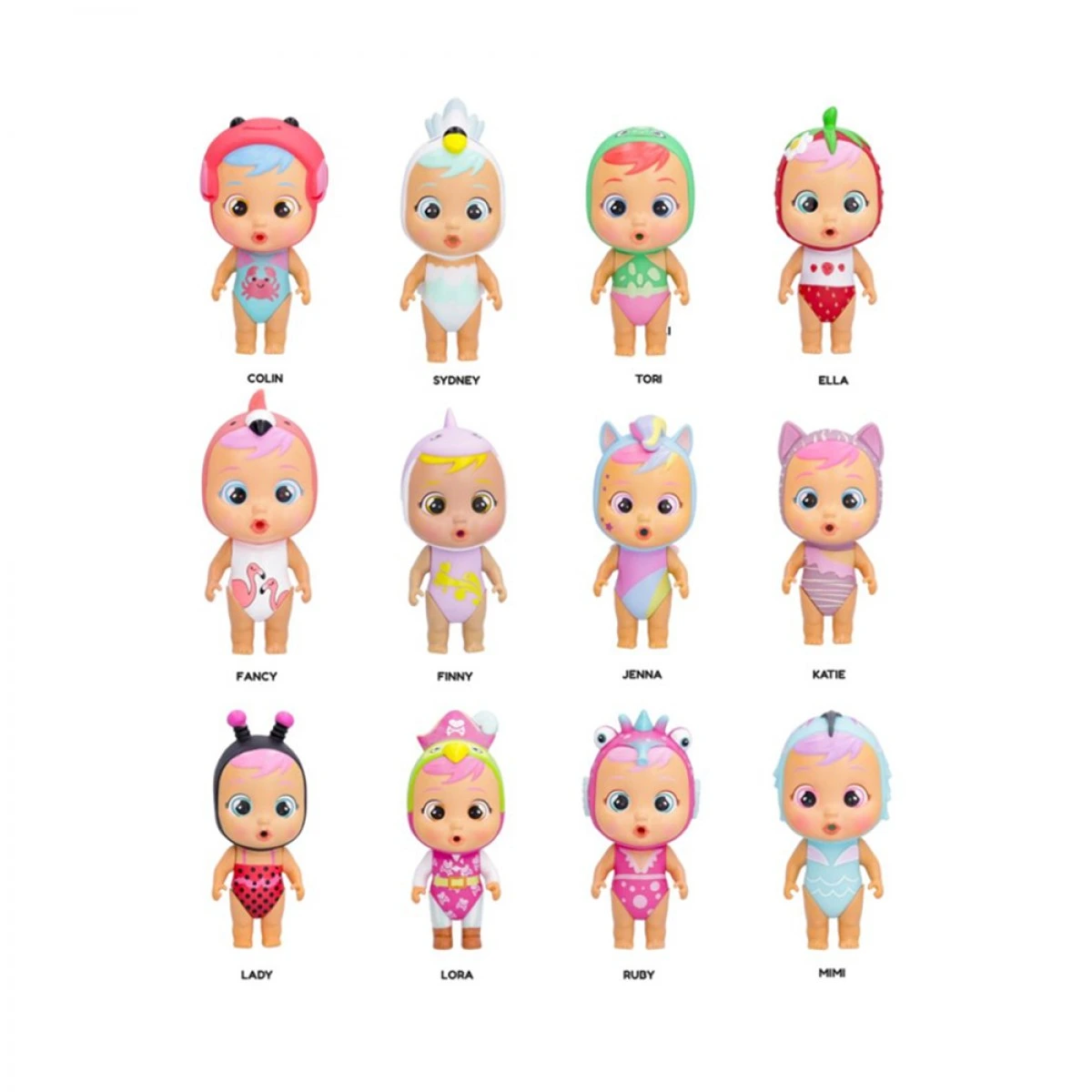 AS MINI ΚΛΑΨΟΥΛΙΝΙΑ ΜΑΓΙΚΑ ΔΑΚΡΥΑ TROPICAL BEACH BABIES 91609