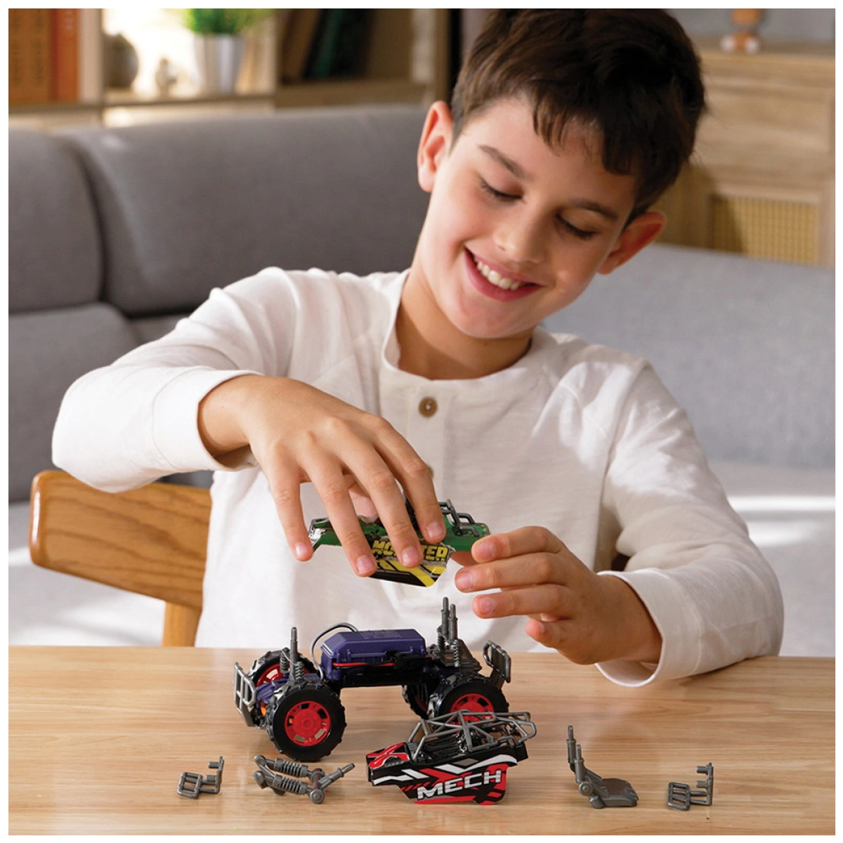 AS ΤΗΛΕΚΑΤΕΥΘΥΝΟΜΕΝΟ ΑΥΤΟΚΙΝΗΤΟ EXOST BUILD 2 DRIVE DELUXE SET MIGHTY CRAWLER 20703