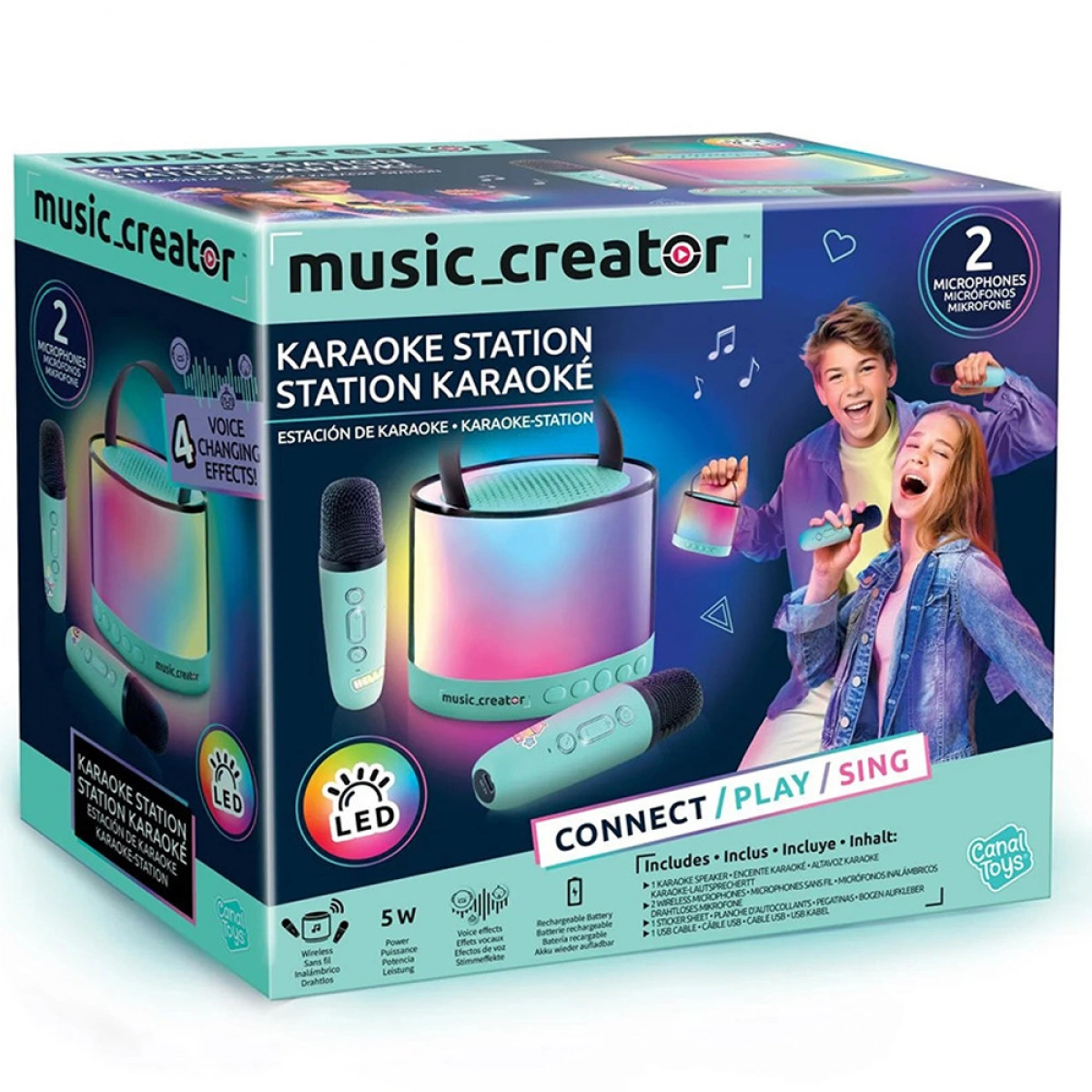 AS ΦΟΡΗΤΟ ΣΕΤ MINI KARAOKE MUSIC CREATOR 42350