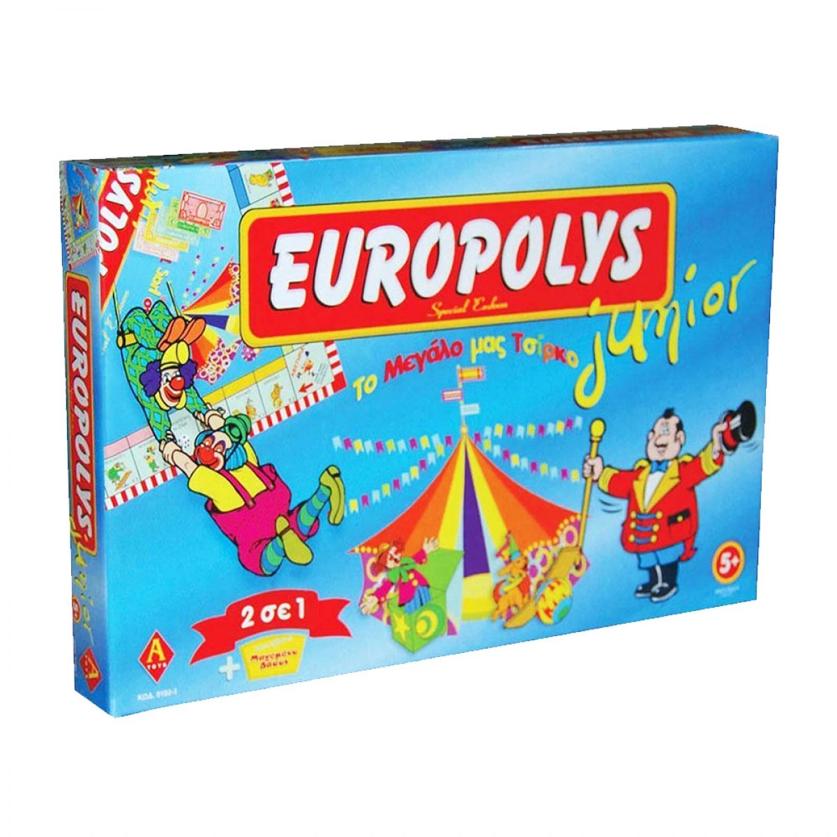 ARGY TOYS ΕΠΙΤΡΑΠΕΖΙΟ ΕΥΡΩΠΟΛΗ JUNIOR 2 ΣΕ 1 "ΤΟ ΜΕΓΑΛΟ ΜΑΣ ΤΣΙΡΚΟ" 0102-1