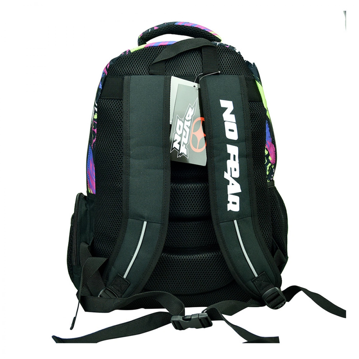 BACK ME UP ΣΑΚΙΔΙΟ NO FEAR ΟΒΑΛ FLUO PRINTS 348 31031