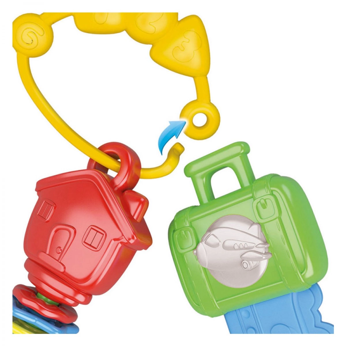 BABY CLEMENTONI ABYTODDLER TOY MULTI-ACTIVE KEYS 17460