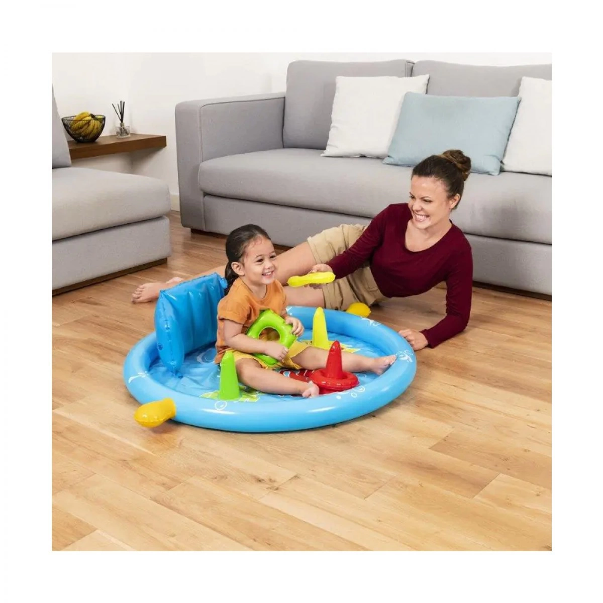 BESTWAY ΠΙΣΙΝΑ ΜΕ ΣΚΕΠΑΣΤΡΟ ΚΑΙ ΦΟΥΣΚΩΤΑ ΠΑΙΧΝΙΔΙΑ 52568