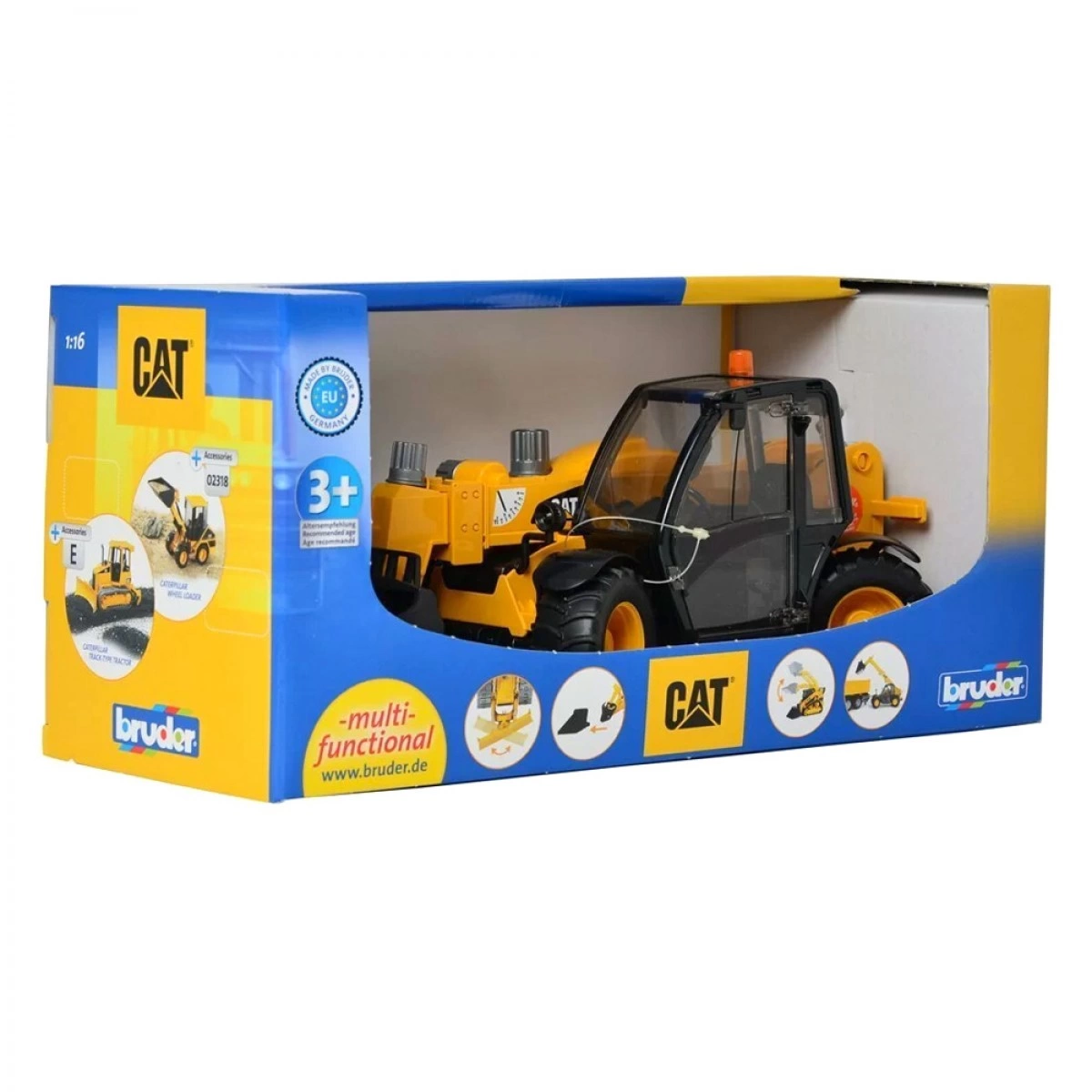 BRUDER ΦΟΡΤΩΤΗΣ ΤΗΛΕΣΚΟΠΙΚΟΣ CAT/4 2141