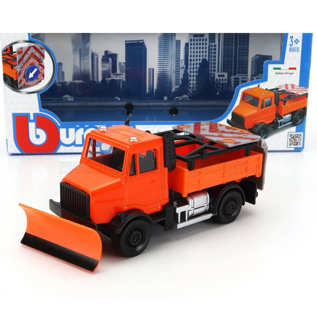 BURAGO MUNICIPAL VEHICLES ROAD SECURITY WITH SNOW PLOUGH & SIGNAL BOARD 18/32263