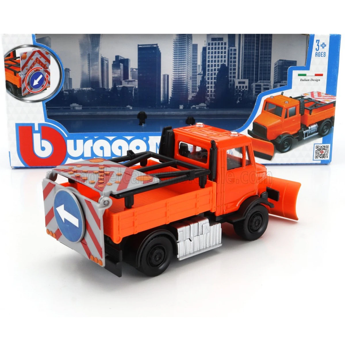 BURAGO MUNICIPAL VEHICLES ROAD SECURITY WITH SNOW PLOUGH & SIGNAL BOARD 18/32263