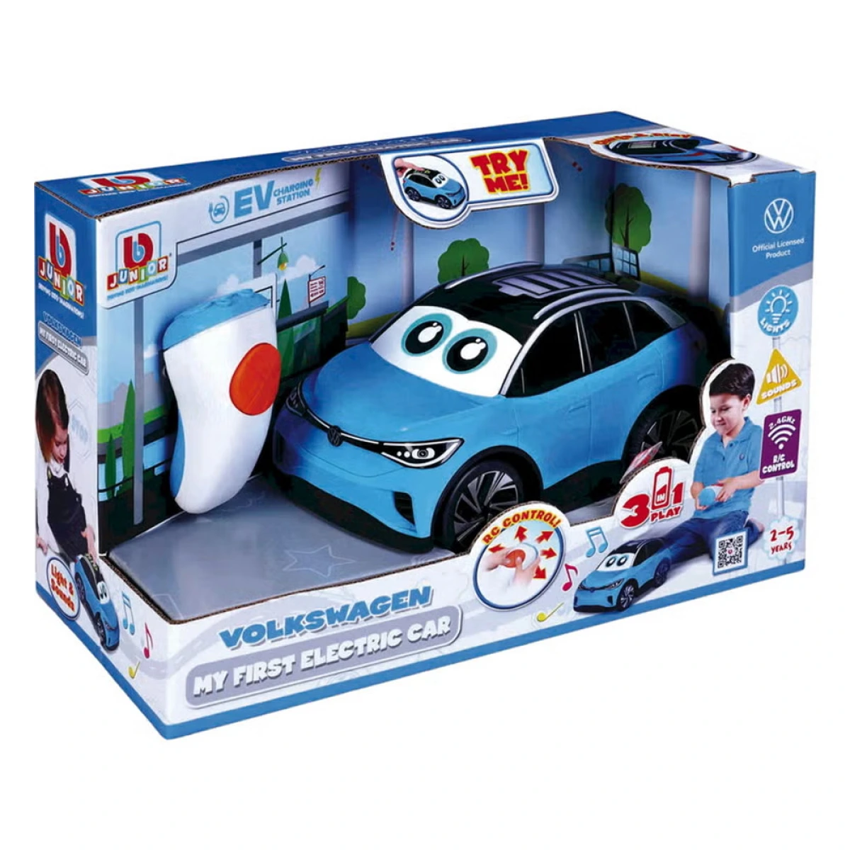 BURAGO JUNIOR MY FIRST RC VW ELECTRIC CAR 92021