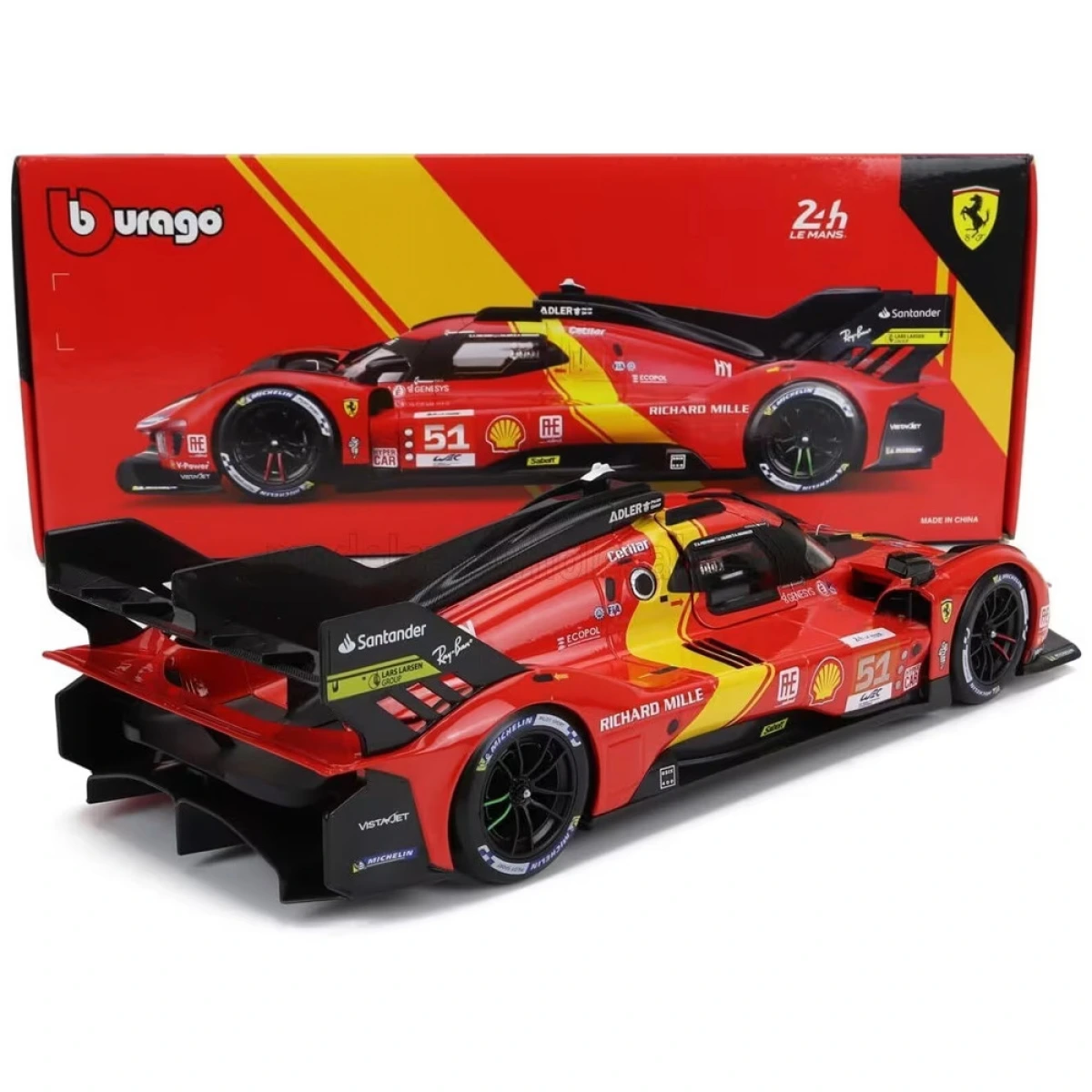 BURAGO 1:18 FERRARI RACING 499P 51 (LEMANS) 16301