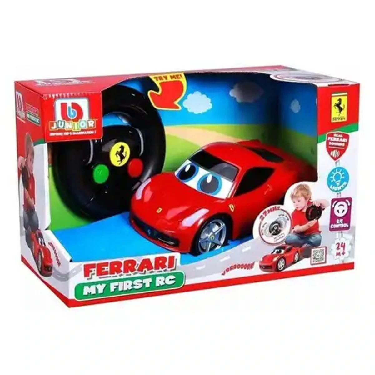 BURAGO ΤΗΛΕΚΑΤΕΥΘΥΝΟΜΕΝΟ ΑΥΤΟΚΙΝΗΤΟ MY FIRST RC FERRARI 91002