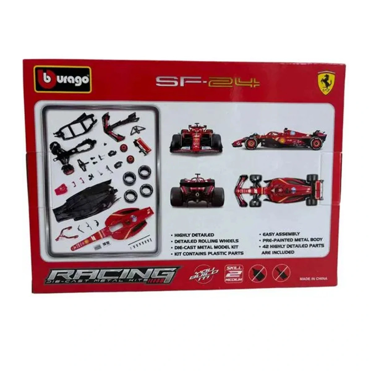 BURAGO 1:24 F1 KIT FERRARI SF-24 18/26856