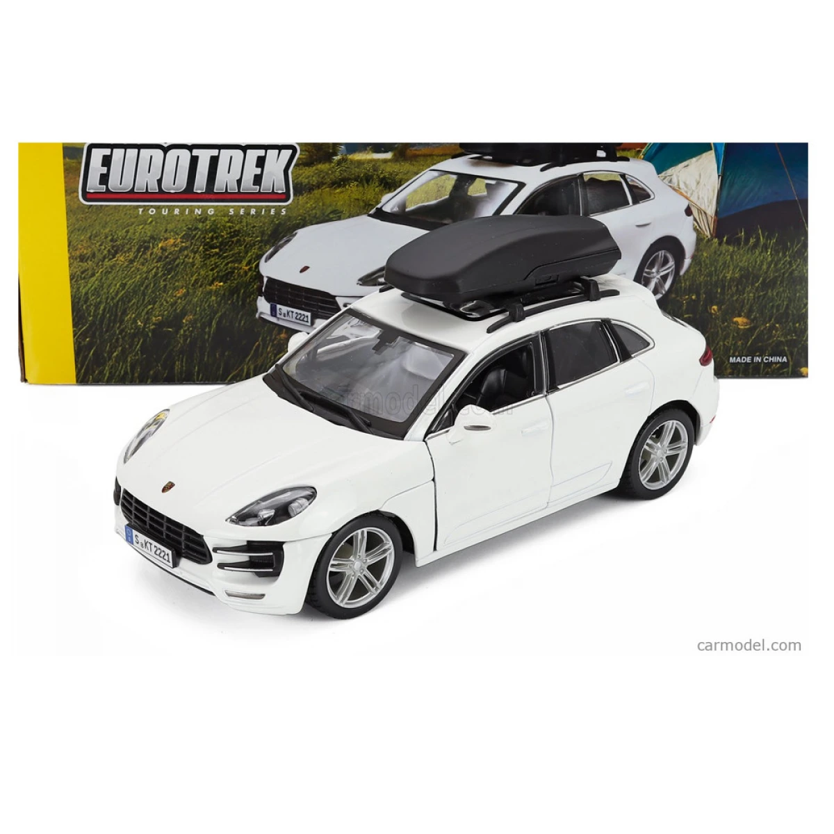 BURAGO 1:24 PORSCHE MACAN TURBO WITH ROOFTOP  18/23013