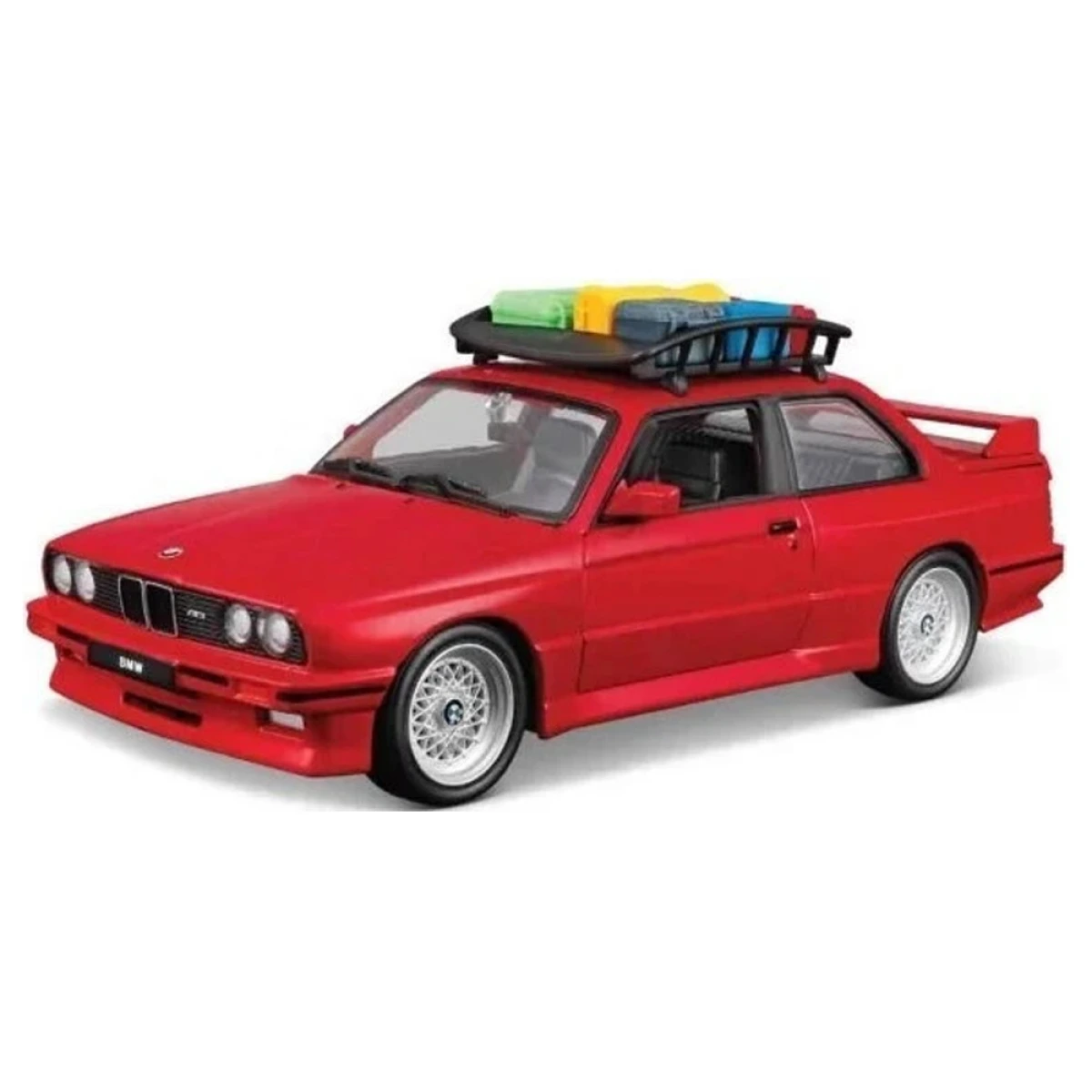 BURAGO 1:24 BMWM3 (1988) WITH RACK BAS 23014