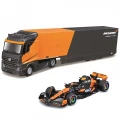 BURAGO 1:43 RACING HAULER MC LAREN 38401