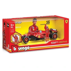 BURAGO 1:24 FERRARI F1 SF-24 WITH DRIVER 18-26823