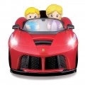 BURAGO JUNIOR FERRARI POPPIN DRIVERS 16/81006