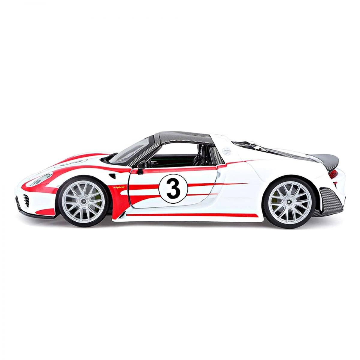 BURAGO 1/24 PORCHE 918 WEISSACH 18-28009