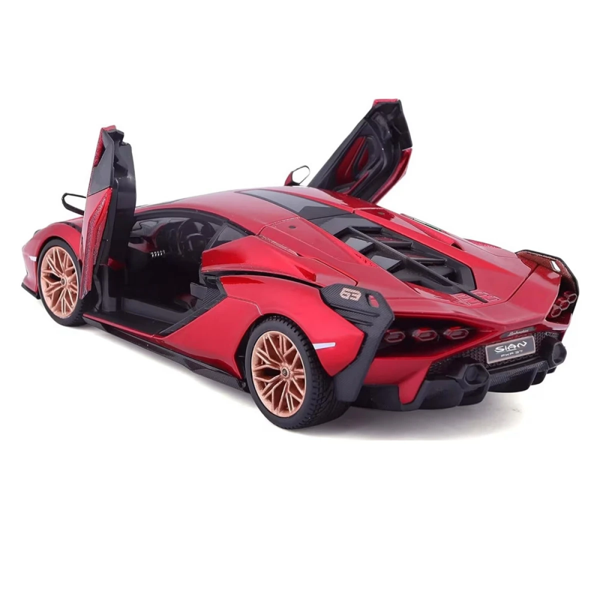 BURAGO 1/24 LAMBORGHINI SIAN FKP37 RED 18-21099