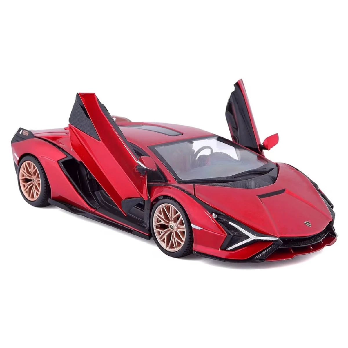 BURAGO 1/24 LAMBORGHINI SIAN FKP37 RED 18-21099