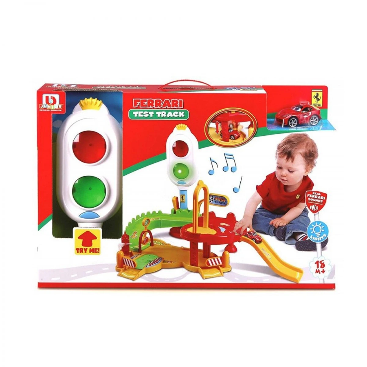 BURAGO JUNIOR FERRARI TEST TRACK 16/88801