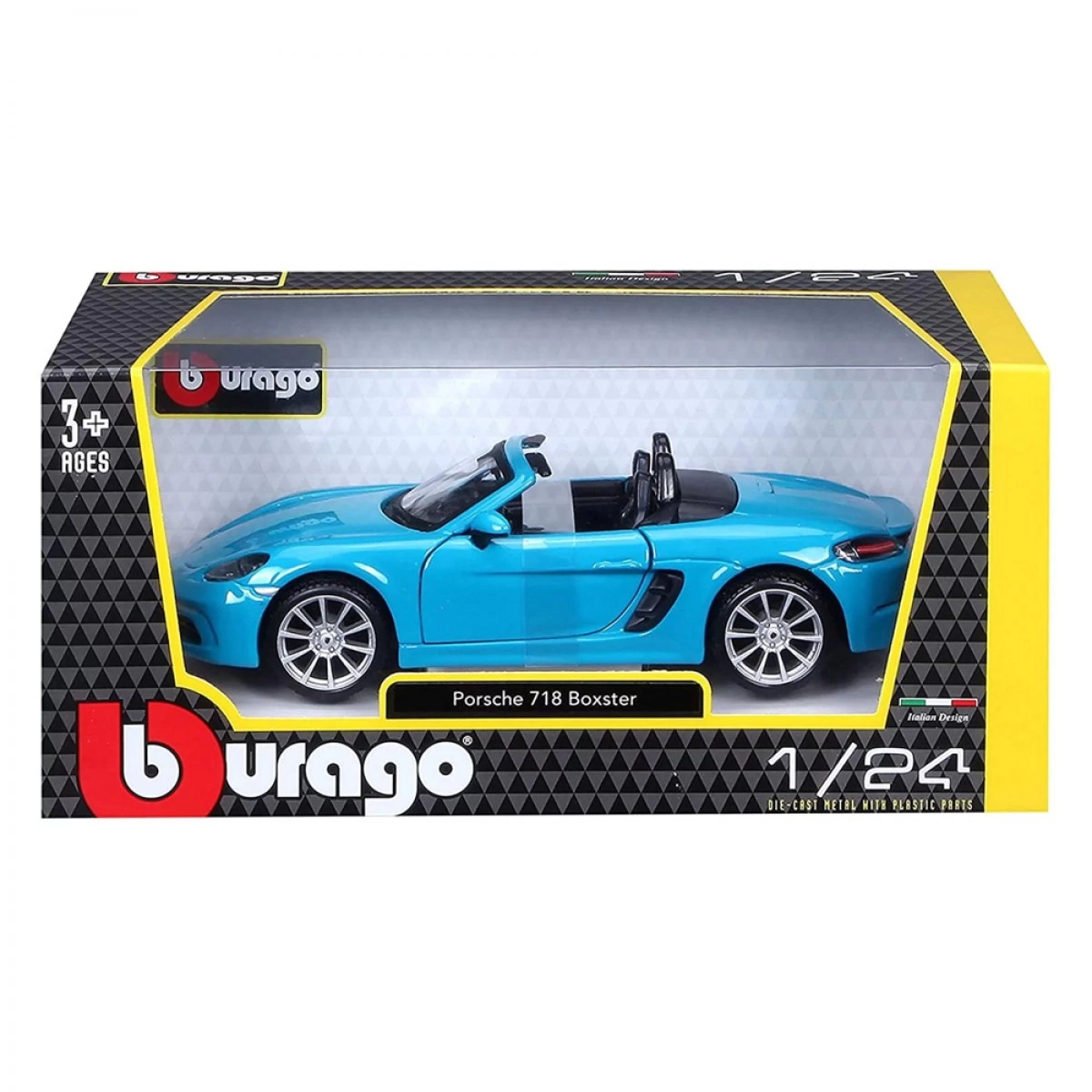 BURAGO 1/24 PORSCHE 718 BOXSTER BLUE 18/21087