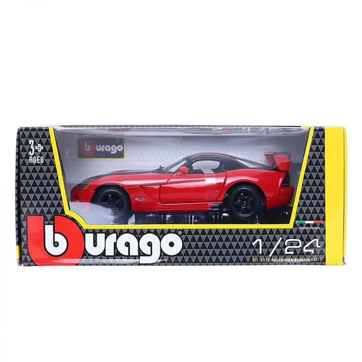 BURAGO 1/24 DODGE VIPER SRT 10 ACR RED 18/22114