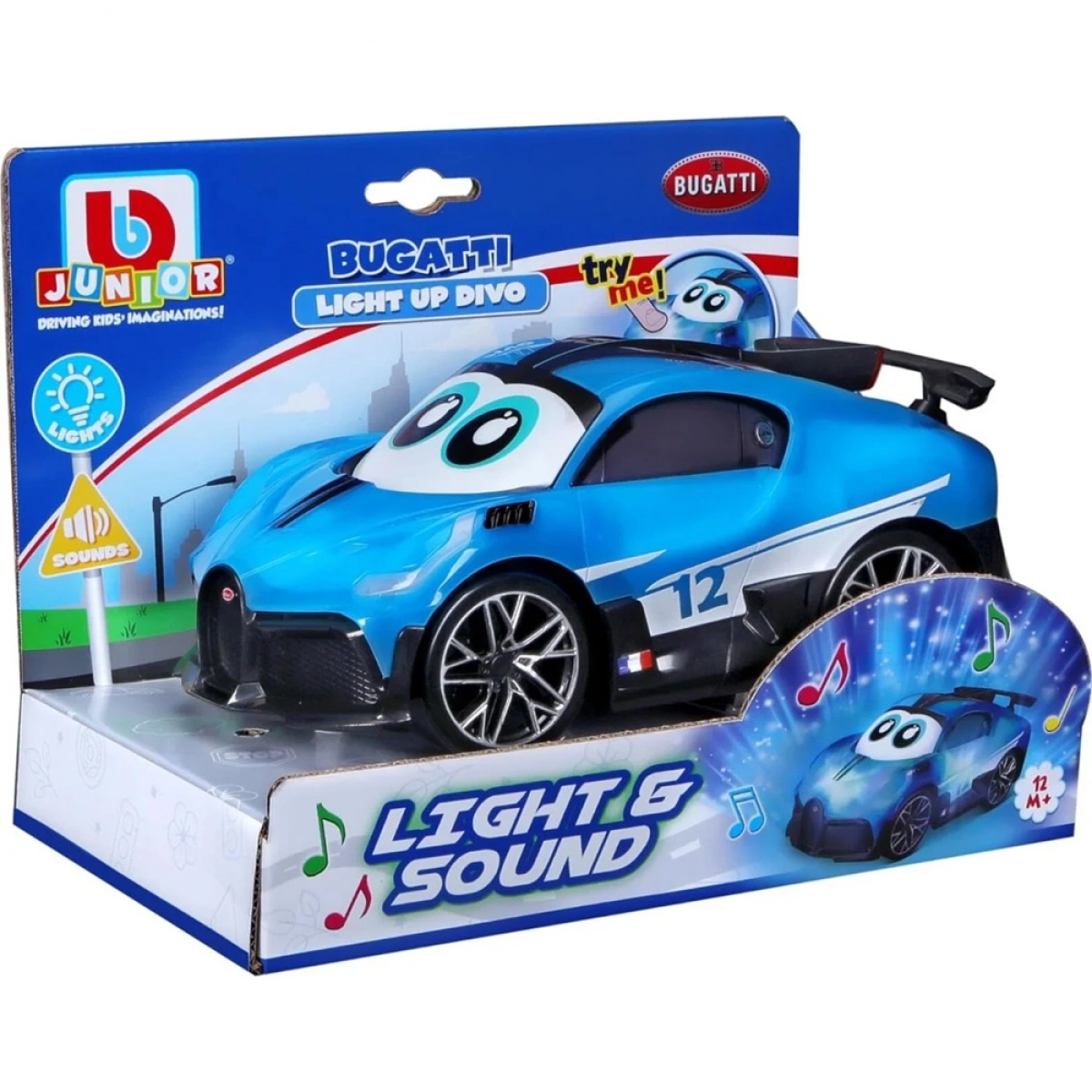 BURAGO JUNIOR BUGATTI DIVO LIGHT UP 81208