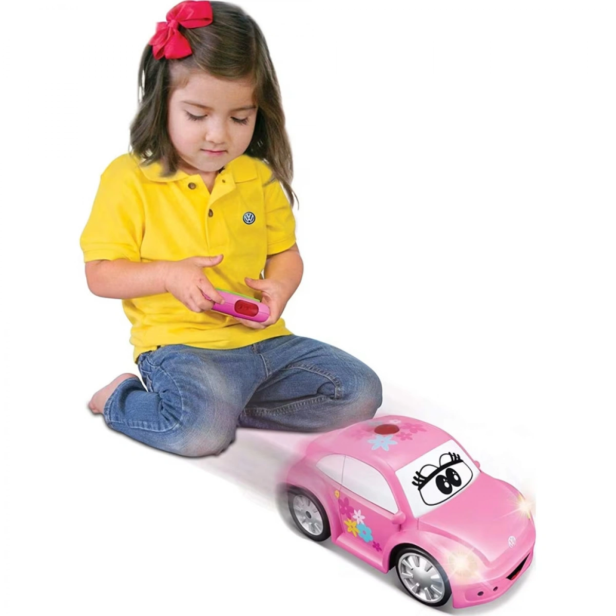 BURAGO BURAGO JUNIOR VOLKSWAGEN EASY PLAY RC PINK 16/92003