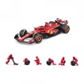 BURAGO 1/43 F1 PIT PASS-FERRARI (16) CHARLES 36862