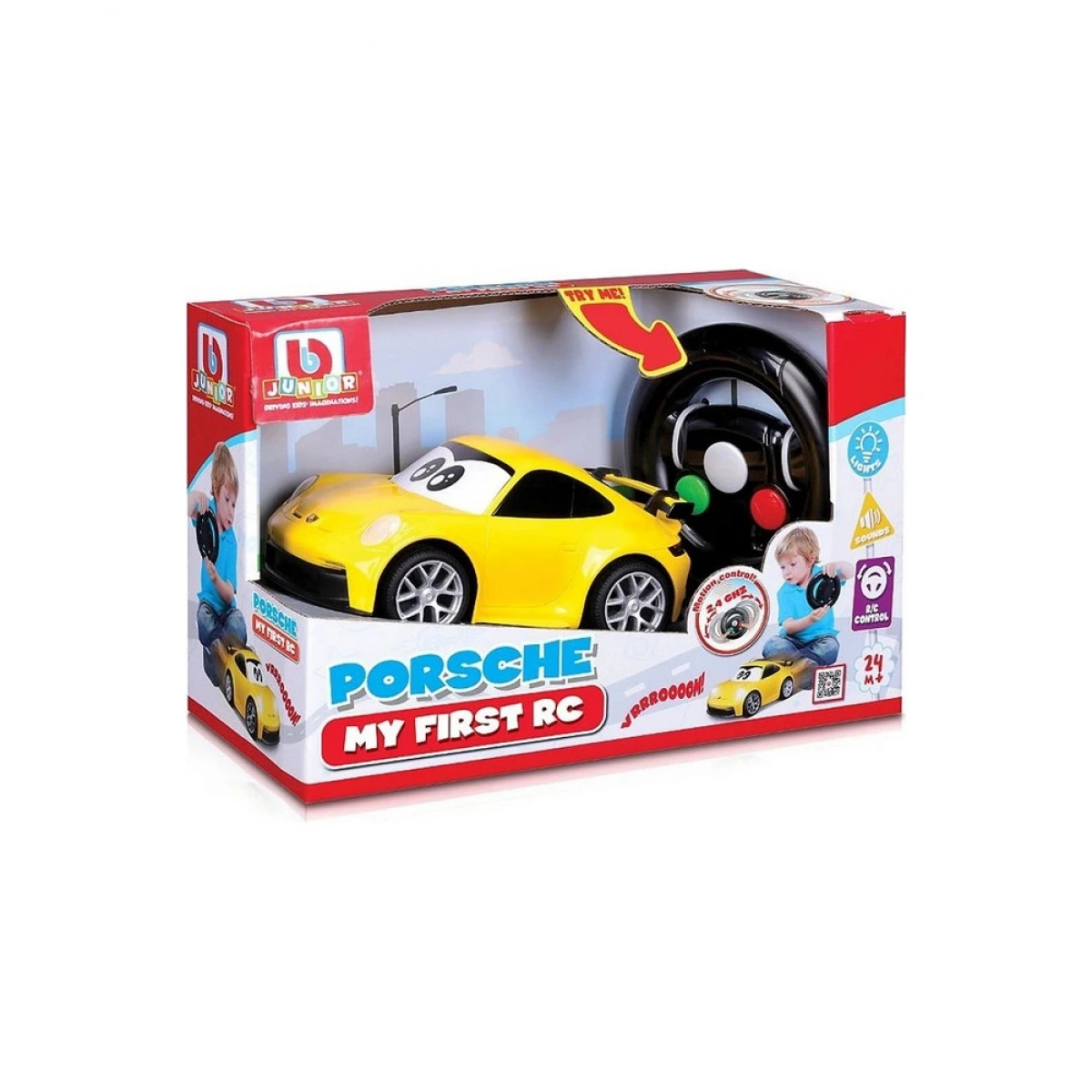 BURAGO JUNIOR MY FIRST RC:PORSCHE 911 GT 92015