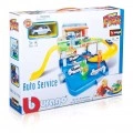 BURAGO AUTO SERVICE 1/43 PLAYSET WITH ONE CAR 30039