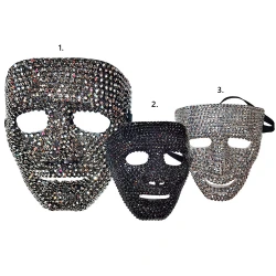 CARNAVALISTA MASK WITH DIAMONDS FACE 2566