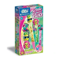 CLEMENTONI SET CREATE YOUR PENS TROPICAL AND FANTASY 18829