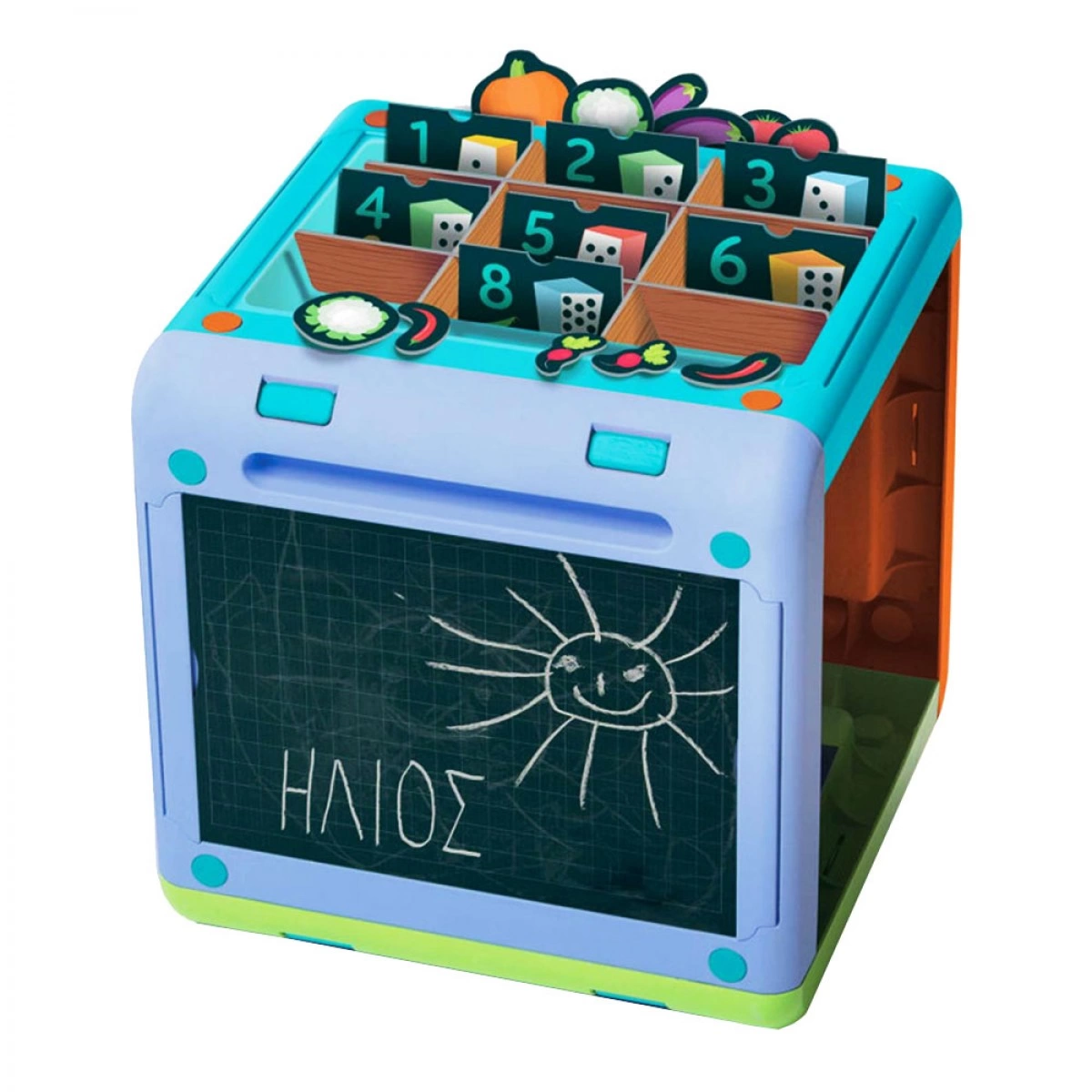 CLEMENTONI ΕΞΥΠΝΟΥΛΗΣ Ο ΚΥΒΟΣ ΤΩΝ ΠΑΙΧΝΙΔΙΩΝ ΑΠΟ ΑΝΑΚΥΚΛΩΜΕΝΟ ΧΑΡΤΟΝΙ 1024-63405