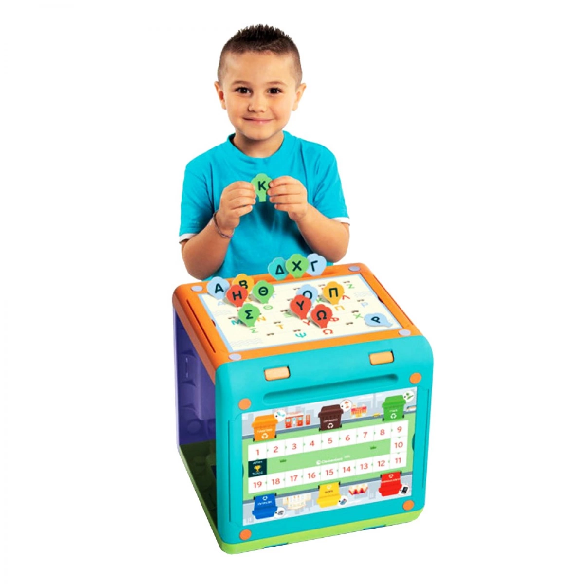 CLEMENTONI ΕΞΥΠΝΟΥΛΗΣ Ο ΚΥΒΟΣ ΤΩΝ ΠΑΙΧΝΙΔΙΩΝ ΑΠΟ ΑΝΑΚΥΚΛΩΜΕΝΟ ΧΑΡΤΟΝΙ 1024-63405