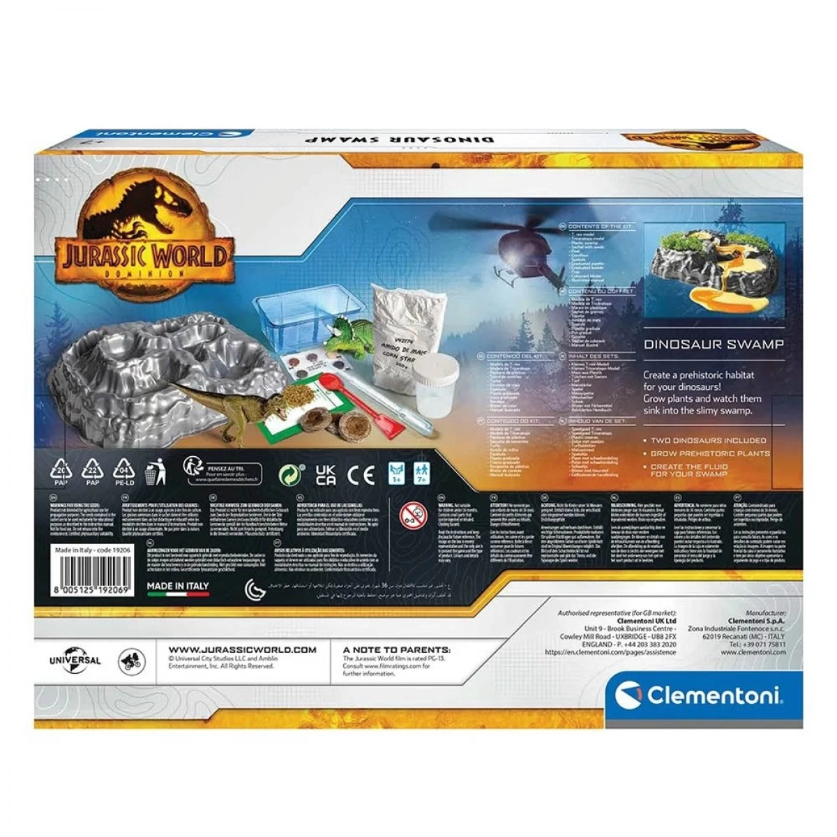 CLEMENTONI ΠΑΡΚΟ ΔΕΙΝΟΣΑΥΡΩΝ JURASSIC WORLD 19206