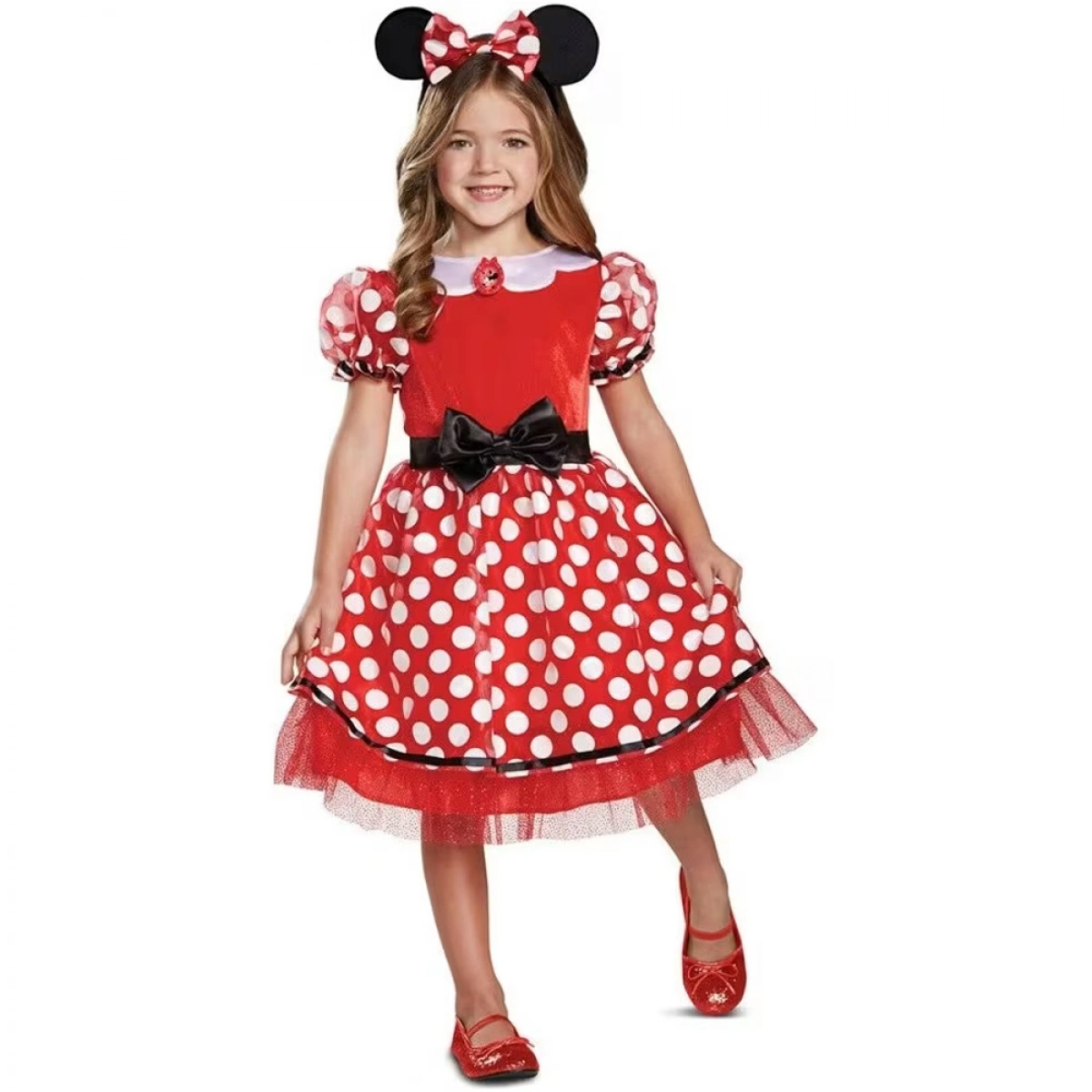 DISGUISE ΣΤΟΛΗ RED MINNIE DELUXE SMALL 5-6 ΕΤΩΝ 129049L