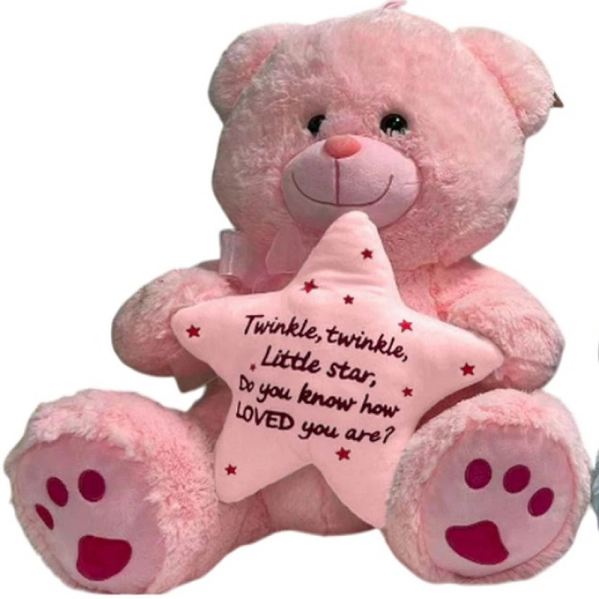 DOLY TOYS ΛΟΥΤΡΙΝΟ ΑΡΚΟΥΔΑΚΙ 90ΕΚ. ΡΟΖ LITTLE STAR 401532-90
