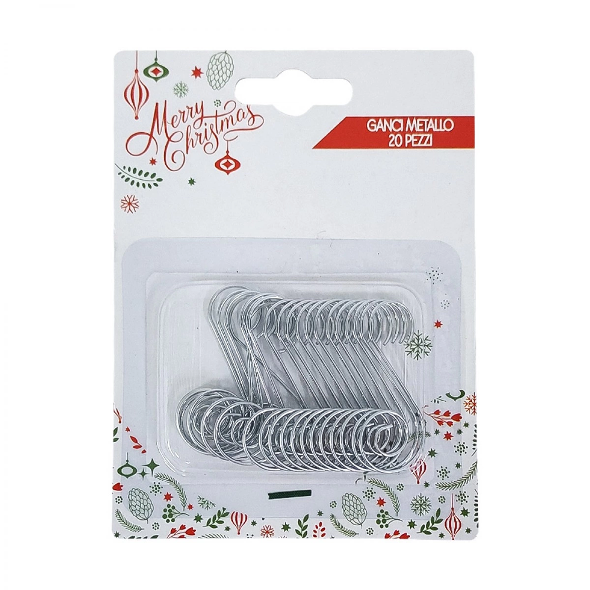 DUE ESSE SILVER HOOK IN TABS (20 PIECES) 03411