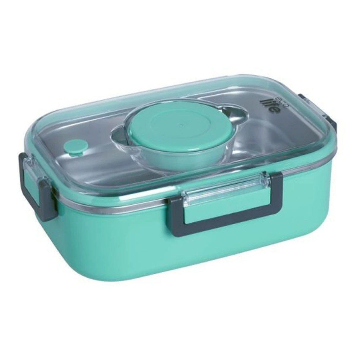 ECO LIFE ΦΑΓΗΤΟΔΟΧΕΙΟ ΟΡΘΟΓΩΝΙΟ DOUBLE WALL 850ML BLUE 9051