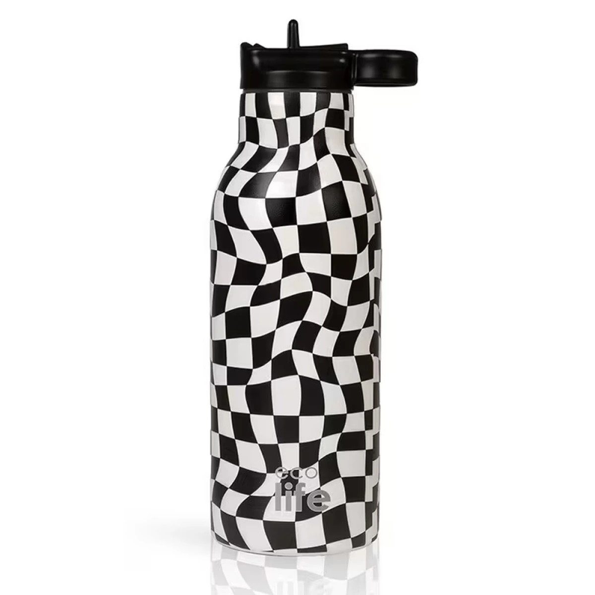 ECO LIFE THERMOS BLACK & WHITE 550ML 2213