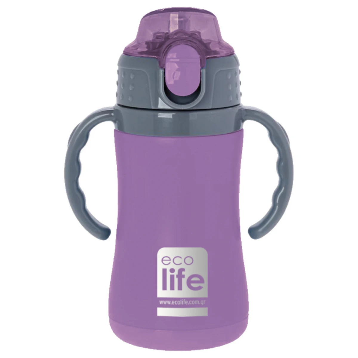 ECO LIFE ΜΕΤΑΛΛΙΚΟΣ ΘΕΡΜΟΣ ΛΙΛΑ ΠΑΙΔΙΚΟΣ (300ML) 2993