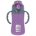 ECO LIFE ΜΕΤΑΛΛΙΚΟΣ ΘΕΡΜΟΣ ΛΙΛΑ ΠΑΙΔΙΚΟΣ (300ML) 2993