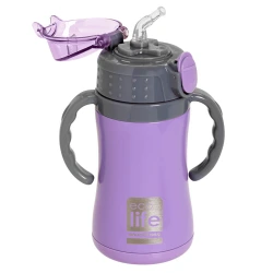 ECO LIFE ΜΕΤΑΛΛΙΚΟΣ ΘΕΡΜΟΣ ΛΙΛΑ ΠΑΙΔΙΚΟΣ (300ML) 2993