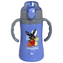 ECO LIFE ΜΕΤΑΛΛΙΚΟΣ ΠΑΙΔΙΚΟΣ ΘΕΡΜΟΣ BING - VOOOOSH' (300ML) BLUE 2124