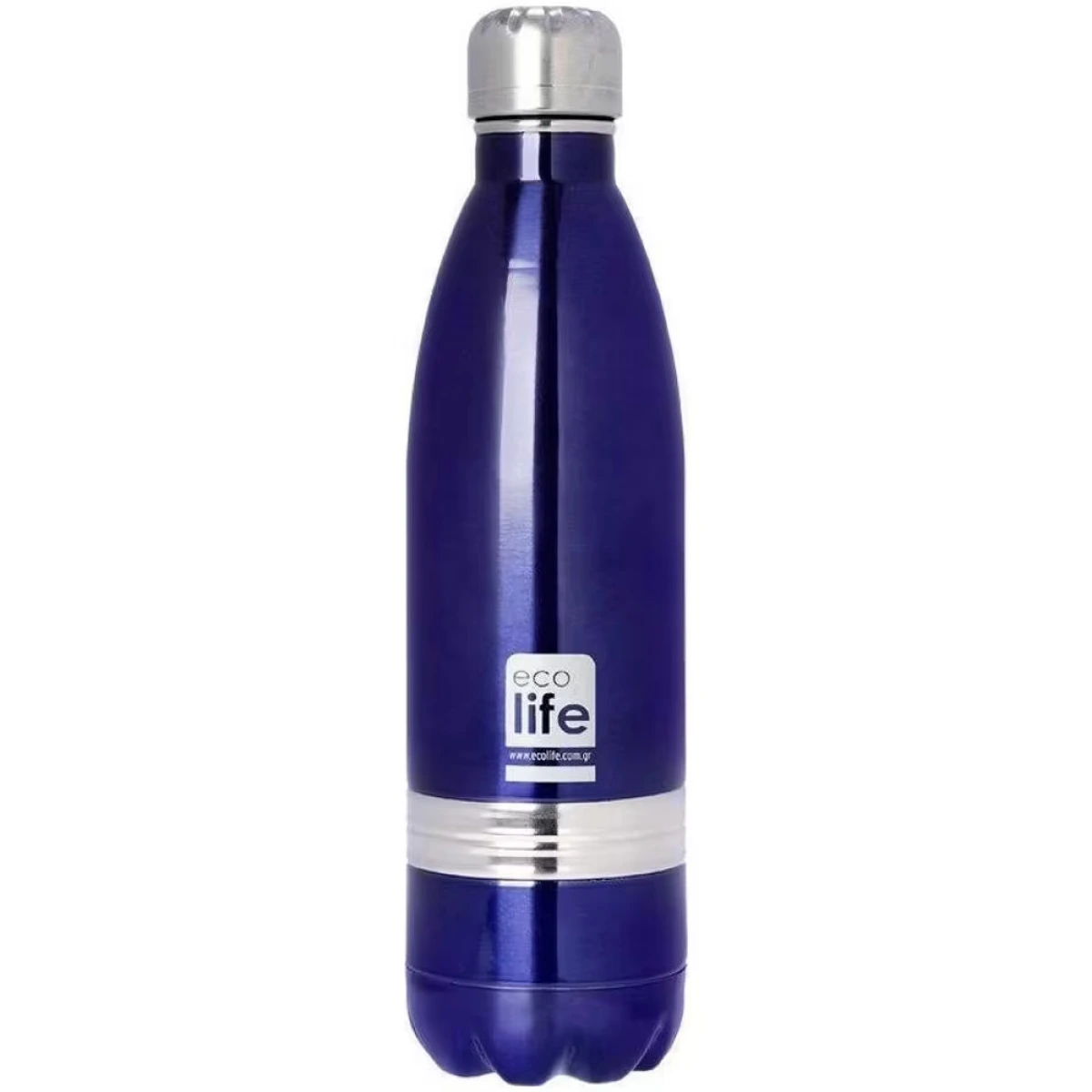 ECO LIFE ΜΕΤΑΛΛΙΚΟ ΜΠΟΥΚΑΛΙ ΘΕΡΜΟΣ (750ML) ΜΩΒ 3002