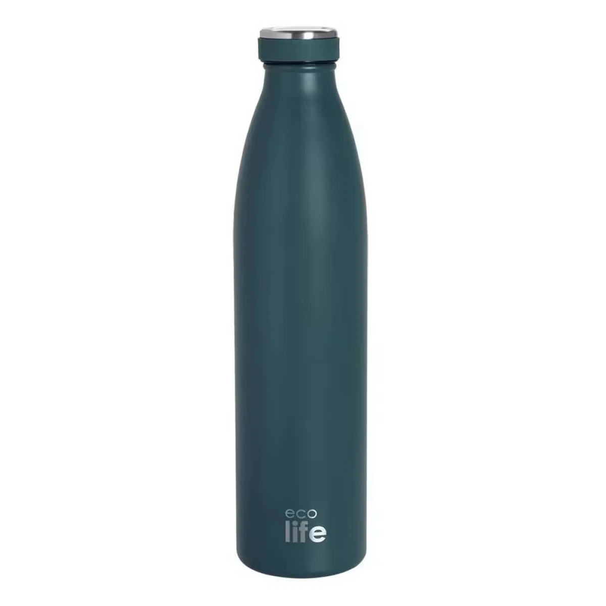 ECO LIFE ΜΕΤΑΛΛΙΚΟ ΜΠΟΥΚΑΛΙ ΘΕΡΜΟΣ (1LT) - BLUE SLIM 3049