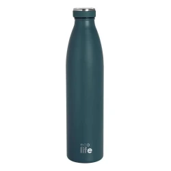 ECO LIFE ΜΕΤΑΛΛΙΚΟ ΜΠΟΥΚΑΛΙ ΘΕΡΜΟΣ (1LT) - BLUE SLIM 3049